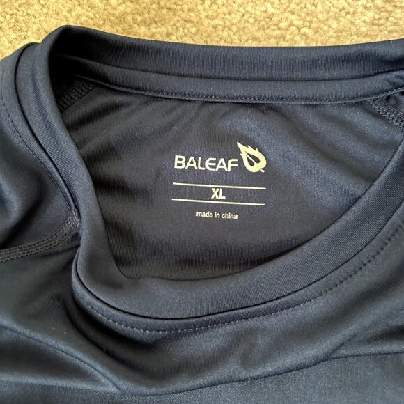 Baleaf Men's 2 Long Sleeve Athletic Shirts - Blue & Gray XL - Picture 8 of 11